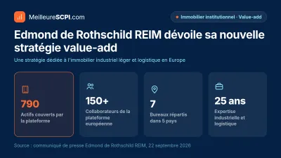 Edmond de Rothschild REIM dévoile sa nouvelle stratégie value-add