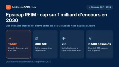 Epsicap REIM : cap sur 1 milliard d’encours en 2030