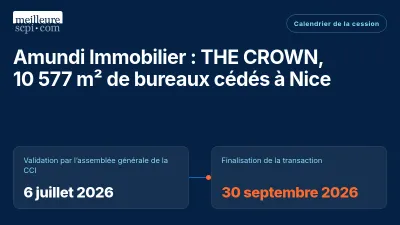 Amundi Immobilier : THE CROWN, 10 577 m² de bureaux cédés à Nice