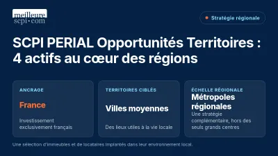 SCPI PERIAL Opportunités Territoires : 4 actifs au cœur des régions
