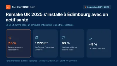 Remake UK 2025 s’installe à Édimbourg avec un actif santé
