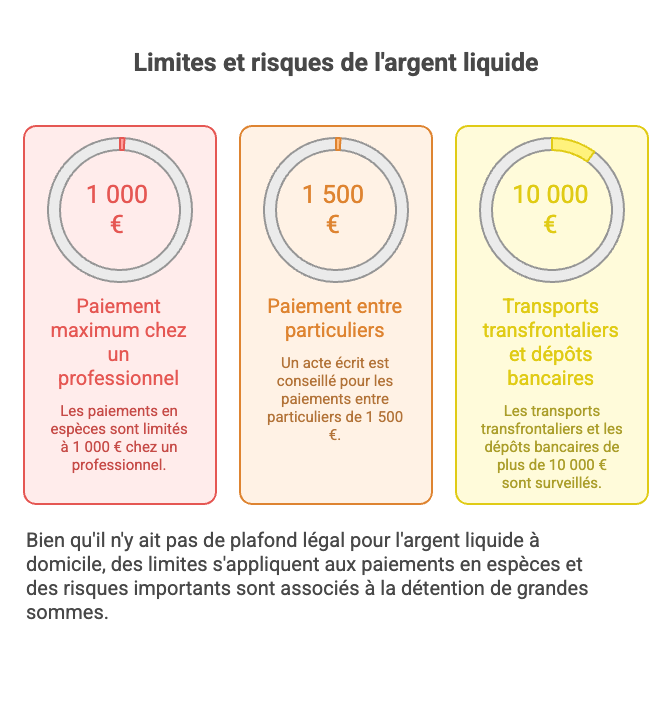 Argent liquide conservé chez soi